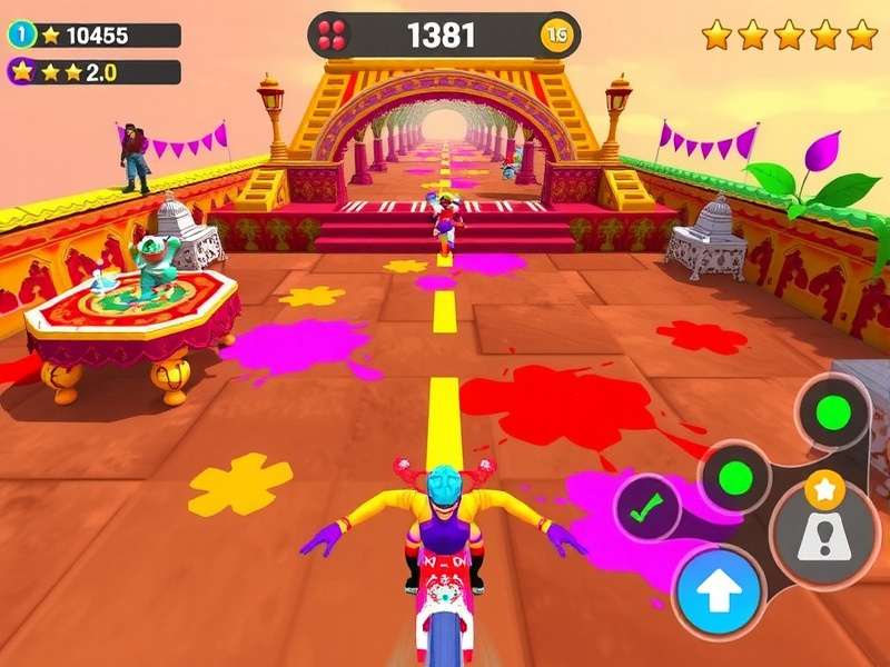 Holi Rush Legend multiplayer festival mode with multiple players